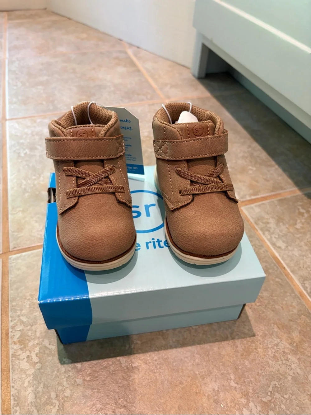 Stride Rite Toddler Tan Boots